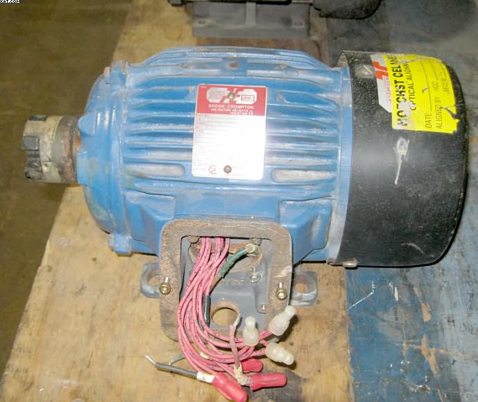 BROOK CROMPTON 4 hp AC motor,